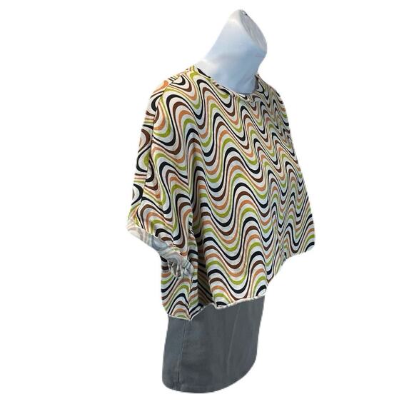 PULL & BEAR Womans Striped Crop Top Size XL - Picture 4 of 8